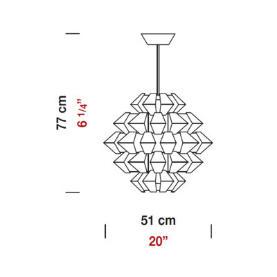 Zaneen Lighting Agave 5 Light Foyer Pendant
