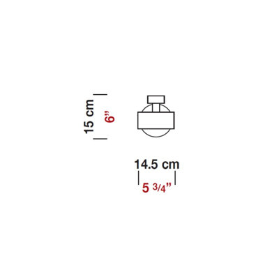 Zaneen Lighting Ring Semi Flush Mount