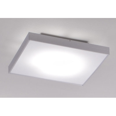 Zaneen Lighting Linea Flush Mount in Black Satin Aluminum