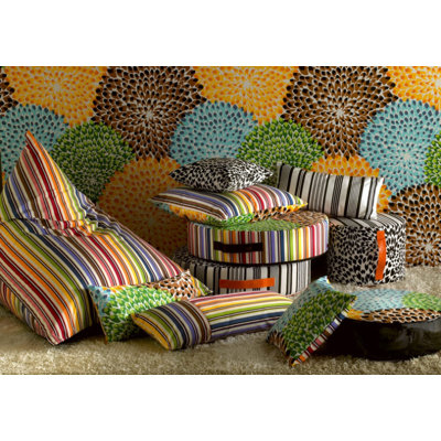 Missoni Home Rainbow Cushion 12" x  24"