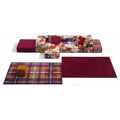 Missoni Home Nap Fabric Chaise Longue
