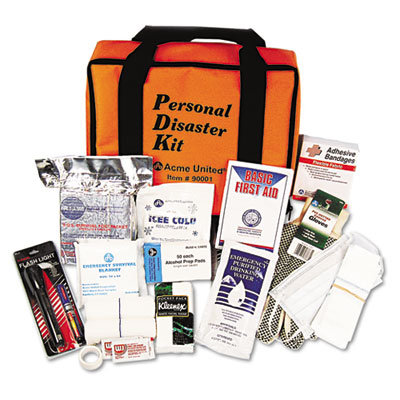 Acme United Corporation Personal Disaster Kit for One Person                                                                                         