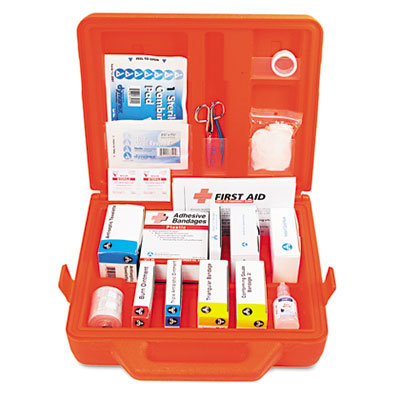 Acme United Corporation First Aid Kit for 50 People, 141 Pieces, OSHA/ANSI Compliant, Plastic Case                                                   