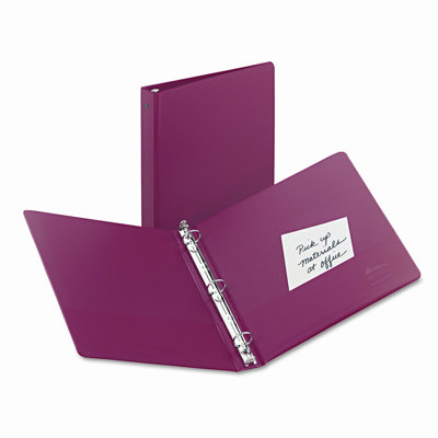 Avery Consumer Products Economy Round Ring Reference Binder, 1" Capacity, Red