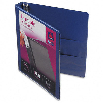 Avery Consumer Products Durable Vinyl View Binder, 11 x 8-1/2, 1" Capacity, Blue                                                                     