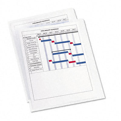 Avery Consumer Products Heavy-Duty Plastic Sleeves, Letter, Polypropylene, Clear, 12/Pk                                                              