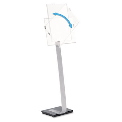 Durable Office Products Corp. Info Sign Duo Floor Sign Stand For Letter-Size Inserts, 44-1/2" High                                                         