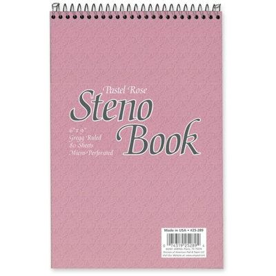 Esselte Pendaflex Corporation Gregg Steno Notebook