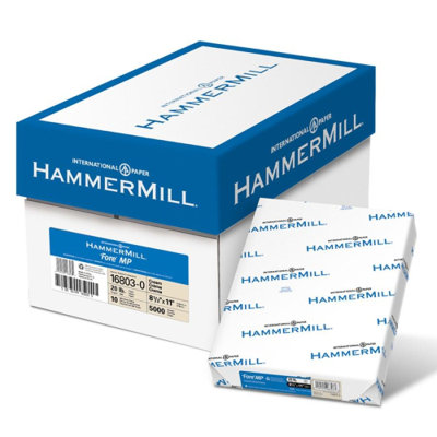 Hammermill Colored Copy Paper, 20Lb, 8-1/2"x11", 500/RM, Cream