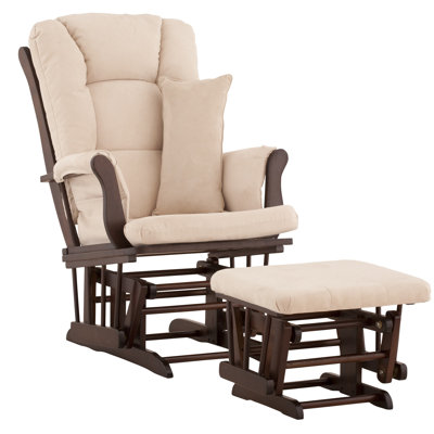 Storkcraft Custom Tuscany Glider and Ottoman