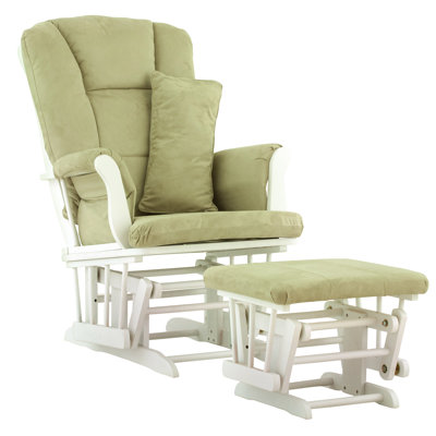 Storkcraft Custom Tuscany Glider and Ottoman