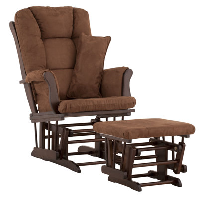Storkcraft Custom Tuscany Glider and Ottoman
