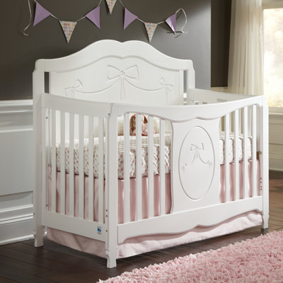 Princess Fixed Side Convertible Crib