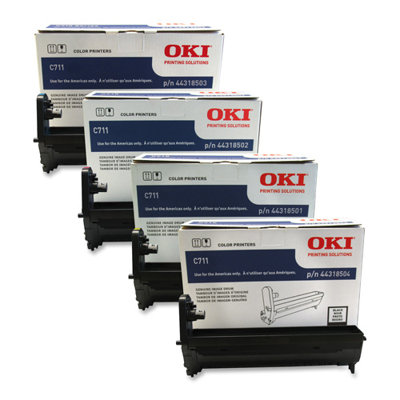 OKI Image Drum, 20000 Page Yield, Yellow