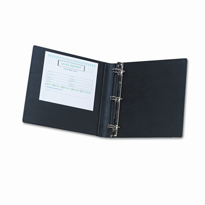 Samsill Corporation Top Performance DXL Angle-D Locking Rings Binder, 1-1/2in Capacity, Black                                                    