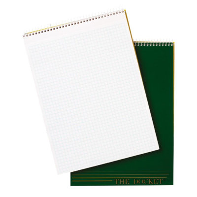 Tops Business Forms Quadrille Pad, 8-1/2"x11-3/4", 70 Sheets, 4 Squares Per Inch, White