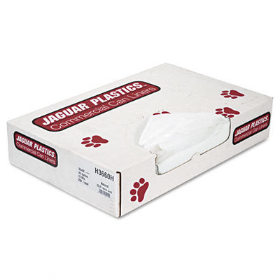 Unisan Heavy Grade Can Liners, 55 gallon, 13 microns, 36 x 60, Natural, 200 per carton                                              