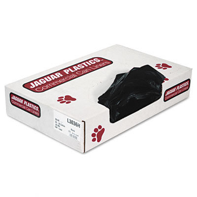 Unisan Industrial Strength Low-Density Commercial Can Liners, 30 gal, Black, 200                                                    