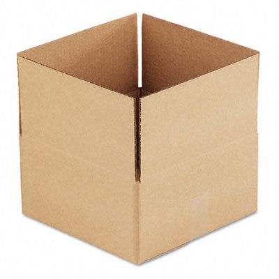 Universal&reg; Corrugated Kraft Fixed-Depth Shipping Carton, 25/Bundle