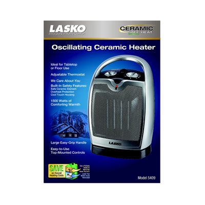 Lasko Safe Heat Oscillating Ceramic Heater