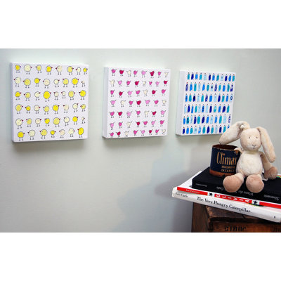 CiCi Art Factory Lotsa Organized Milk Original Canvas Painting