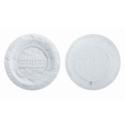 Makkum Biscuit Fog Banks Plate by Studio Job
