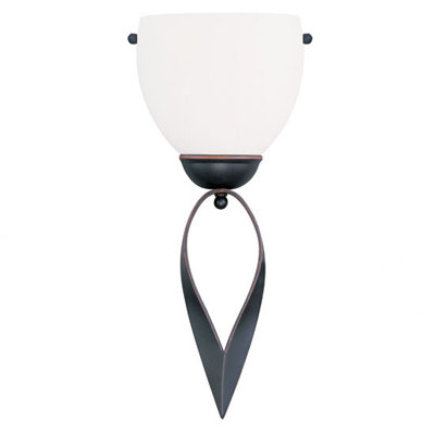 Livex Lighting Brookside 1 Light Wall Sconce