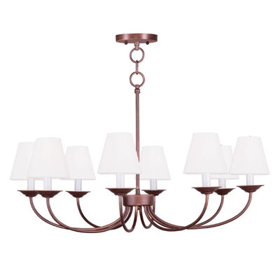 Livex Lighting Mendham 8 Light Convertible  Chandelier