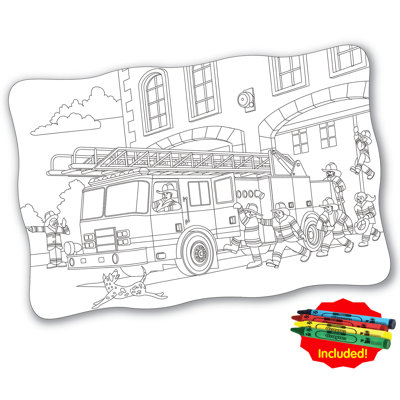 The Learning Journey Puzzle Doubles Giant Fire Truck