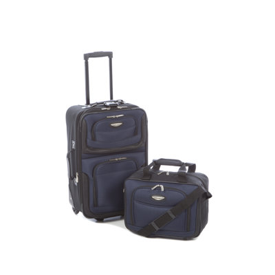 Traveler's Choice Amsterdam 2 Piece Carry-On Luggage Set