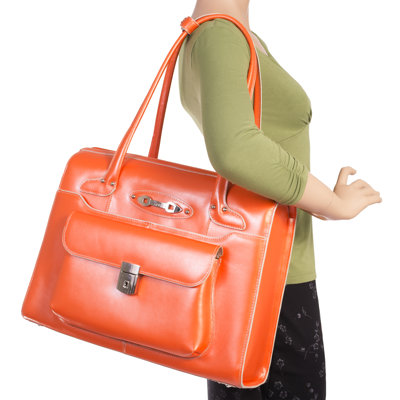 McKlein USA W Series Wenonah Leather Ladies' Briefcase