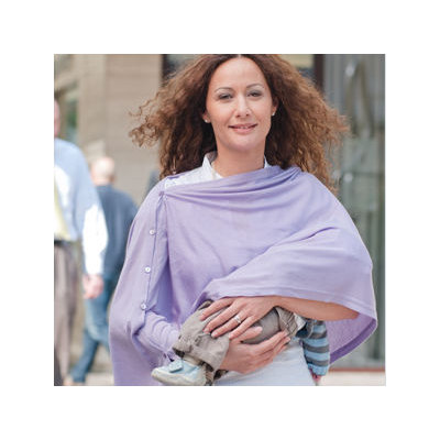 Lassig Bags All Over Multifunctional Nursing Wrap in Viola