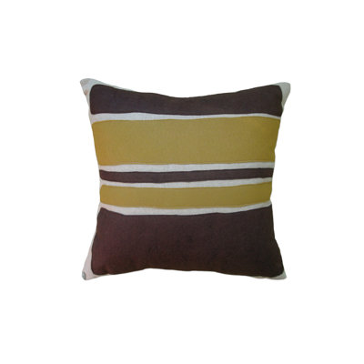 Balanced Design Color Block Applique Pillow
