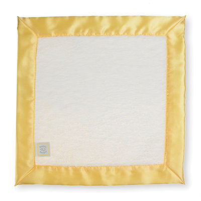 Swaddle Designs Baby Lovie in White with Pastel Trim