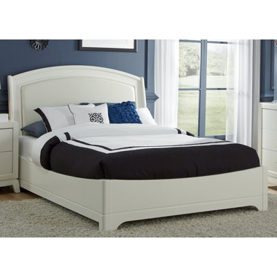 Leather Upholstered Platform Bed by Liberty Furniture -image