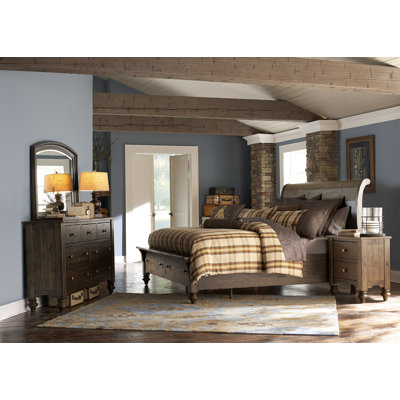 Solid Living Storage Sleigh Bedroom Collection by Liberty Furniture -image