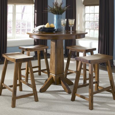 Dining 5 Piece Counter Height Dining Set Features: Set includes pub 