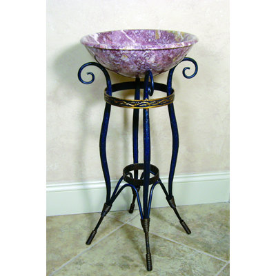 Yosemite Home Decor Firestine Hand Made Pedestal Sink Set
