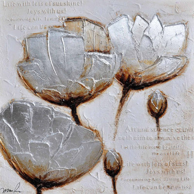 Frosted Petals II Canvas Art