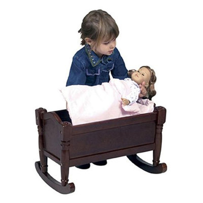 Guidecraft Doll Cradle in Espresso
