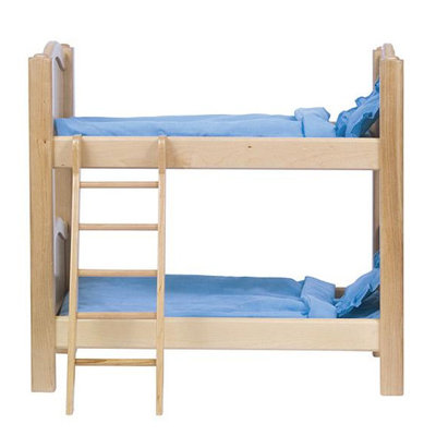 Guidecraft Doll Bunk Bed in Natural