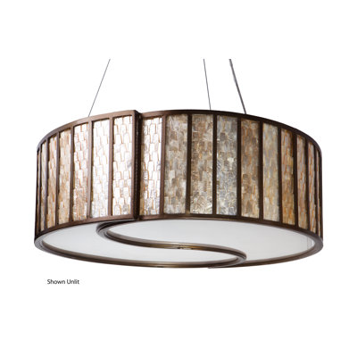 Varaluz Affinity 5 Light Drum Foyer Pendant