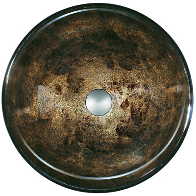 Vigo Dark Bronze Tempered Glass Vessel Sink