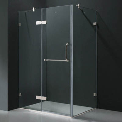 Vigo 24" Pivot Door Swing Frameless Shower Enclosure