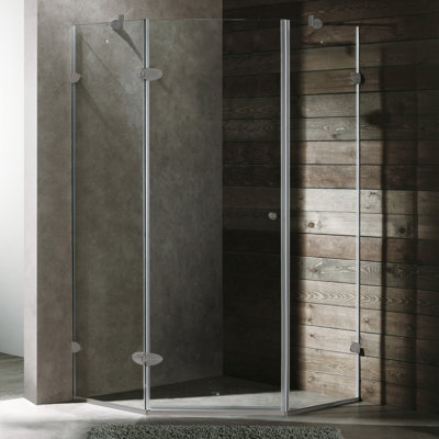 Vigo Neo-Angle Door Frameless Shower Enclosure