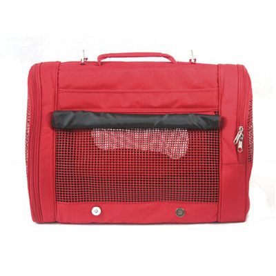 Prefer Pets Backpack Pet Carrier in Red