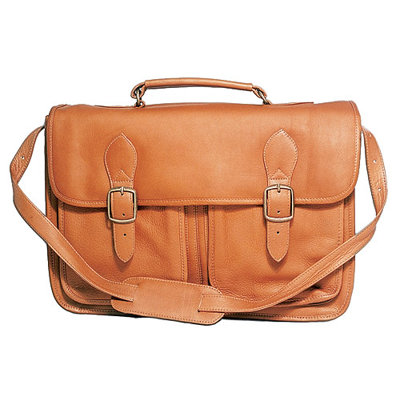 David King Top Handle Flapover Portfolio Bag