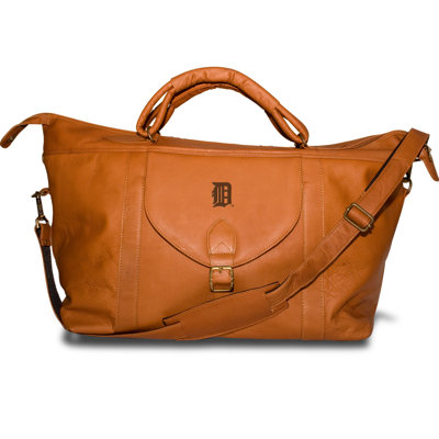 Pangea Brands MLB 25" Leather Top Zip Travel Duffel