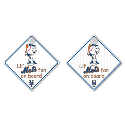 Team Pro-Mark MLB Lil Fan on Board Sign (Set of 2)