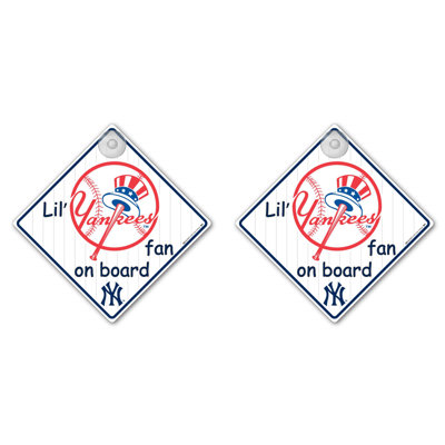 Team Pro-Mark MLB Lil Fan on Board Sign (Set of 2)